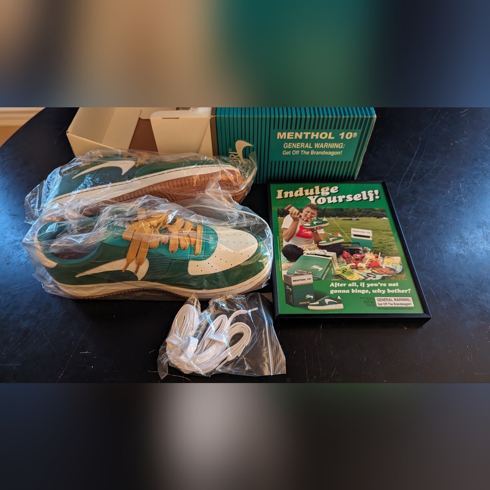 Limited Edition Menthol 10s Ari "Nike" Sneakers